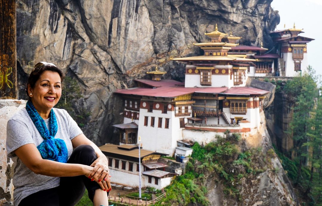 Feeling accomplished at the Tiger's Nest, Bhutan