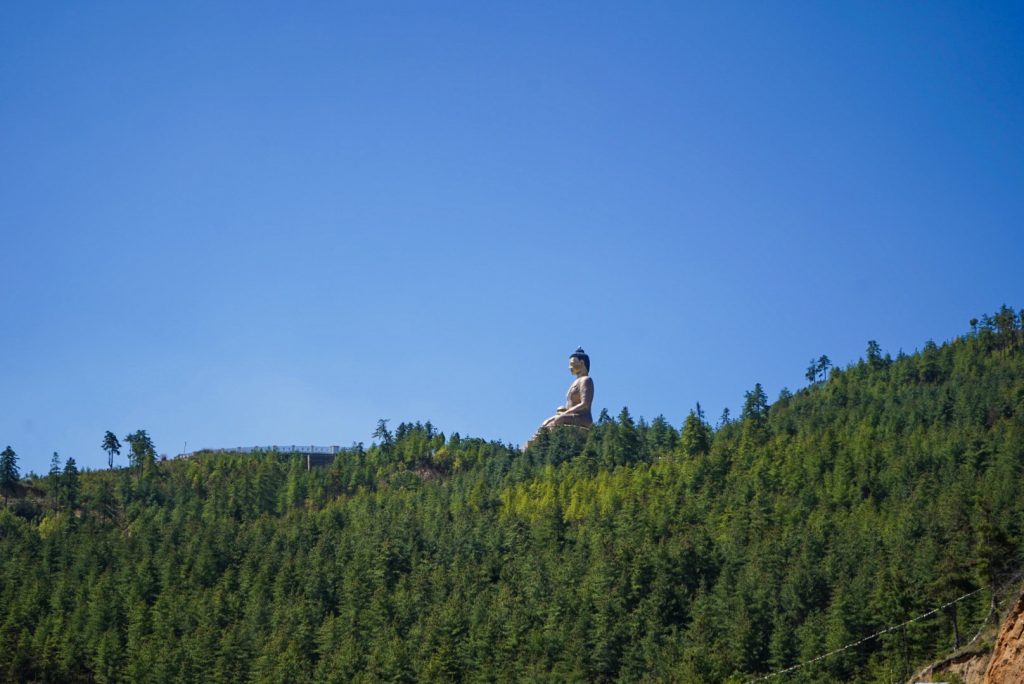 Buddha statue overlooking Thimpu, Bhutan