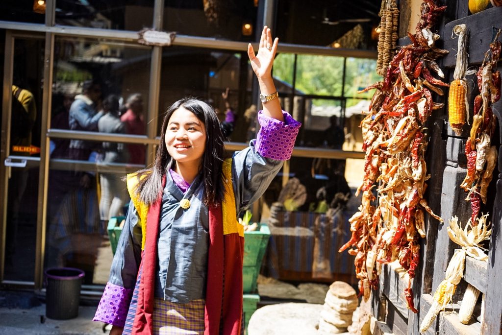 Beautiful ,young Bhutanese woman