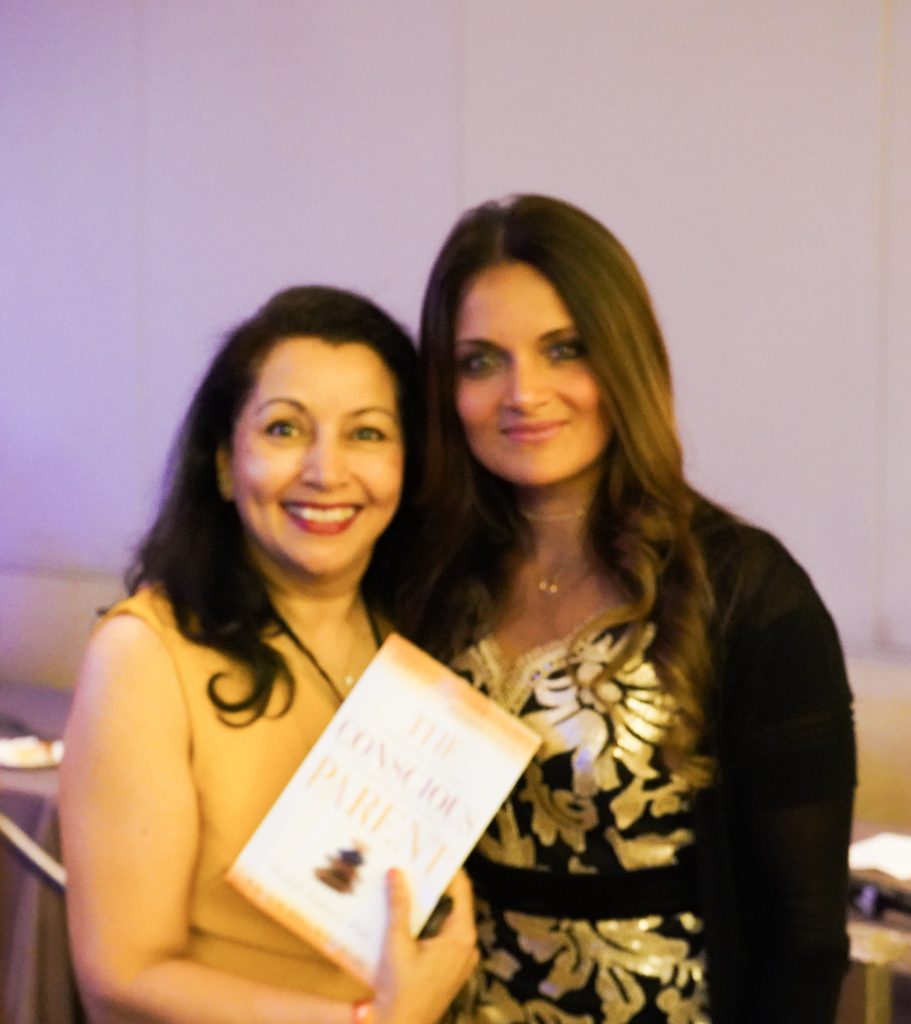 Dr. Shefali Tsabary and I  at a Mindvalley event.